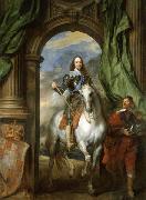 Anthony Van Dyck Charles I with M. de St Antoine USA oil painting artist